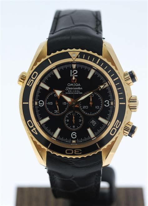 seamaster planet ocean gold strap